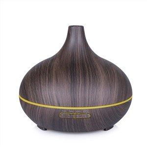 Circle Pattern Ultrasonic Cool Mist Essential Oil Diffuser 100ml Capacity Metal Aromatherapy Diffuser
