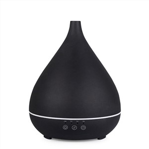 300 Ml Wood Grain Essential Oil Aromatherapy LED Lamp Portable Mute Humidifier Essential Oil Aroma Diffuser for Home & Office with LED Night Light
