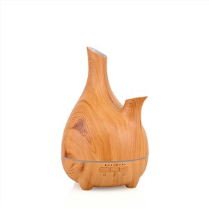 2020 Home 2L Wood Grain Aromatherapy Aroma Essential Oil Diffuser Portable Mini Wooden Ultrasonic Air Humidifiers